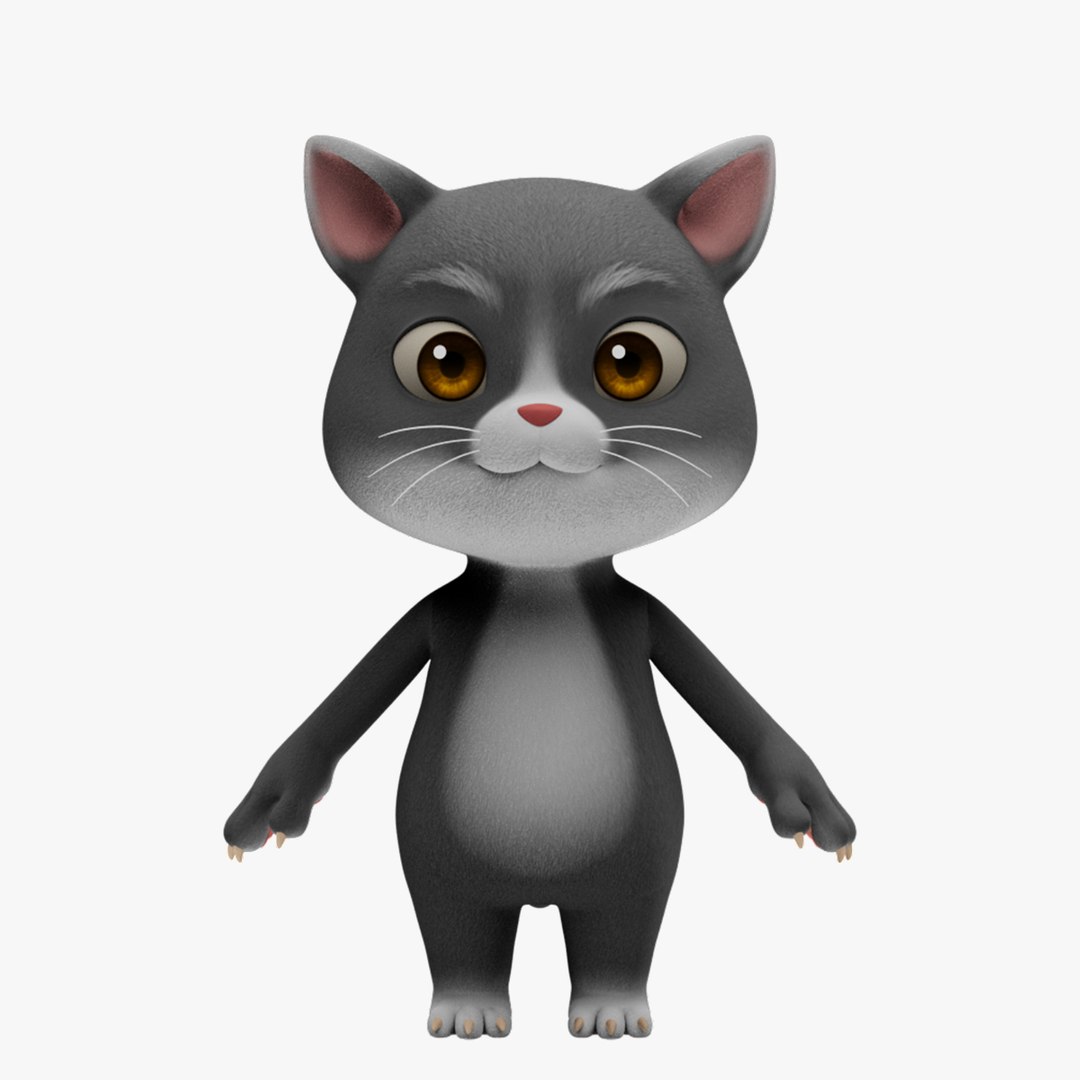 Cat model - TurboSquid 2068778