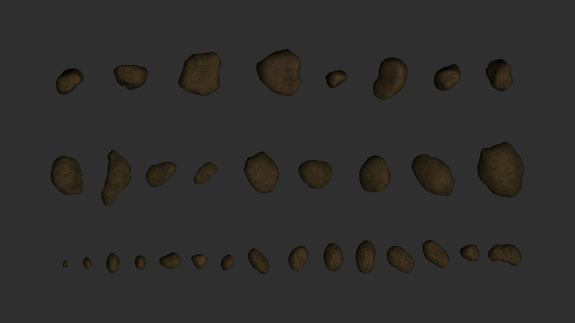 Assorted Rocks - Earth 2 3D Model - TurboSquid 2220950