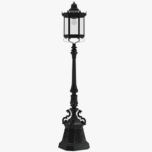 3D lamp 136 street park model