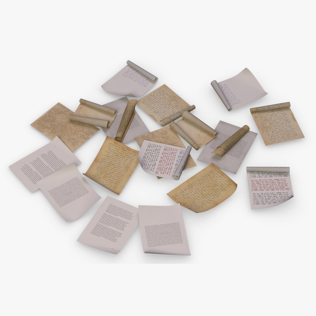 Paper 3D - TurboSquid 2196466