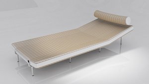 3d lounge chair ottoman model