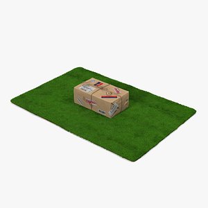 mail package doormat packing 3D model