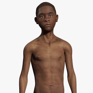 Realistic skinny African