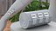 Rolled Elastic Bandage White with Clamps