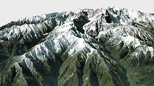 Mountain landscape Namcha Barwa Tibet