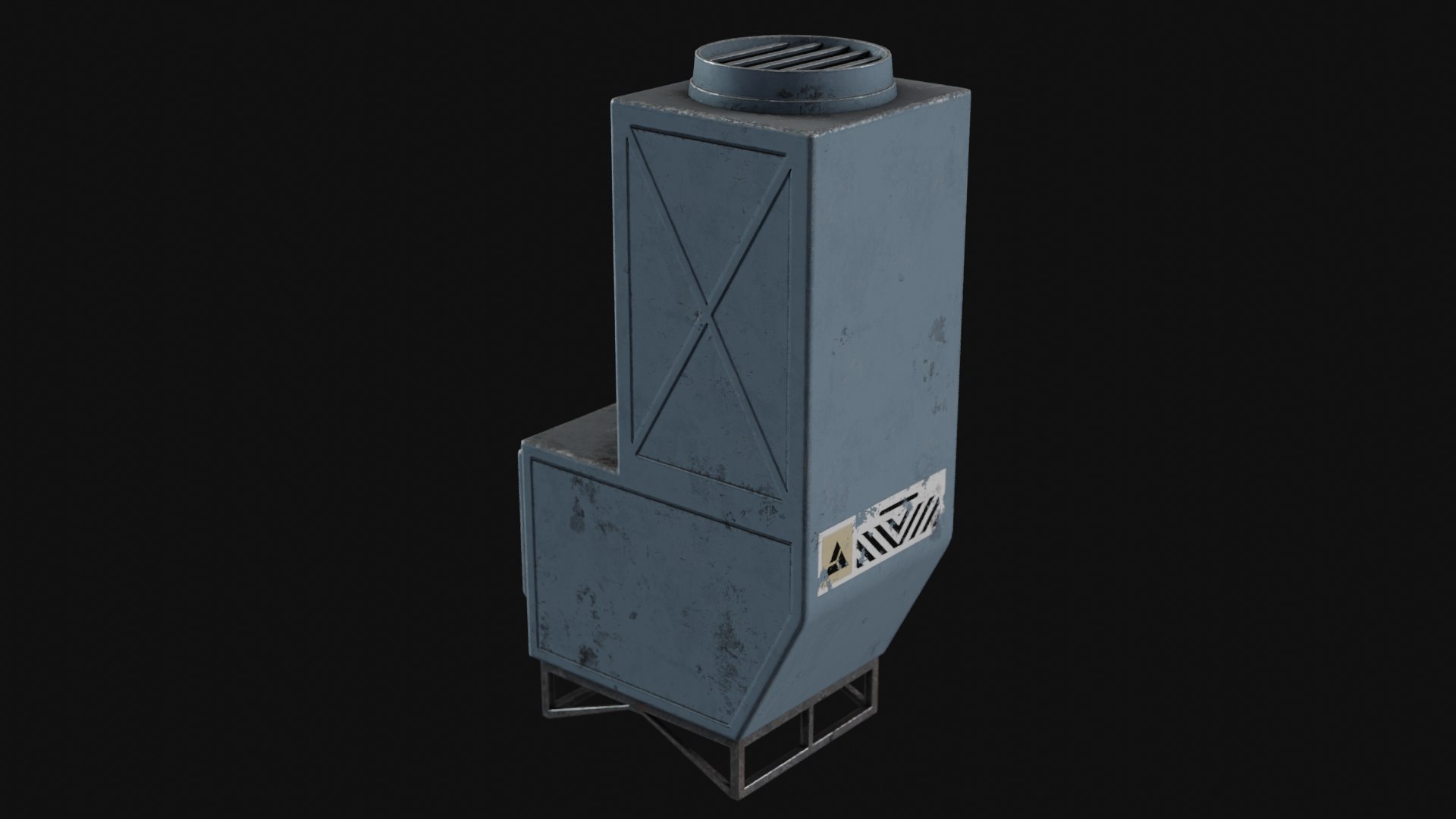 3D Model Air Conditioner And Refrigeration Machines Game Ready ...