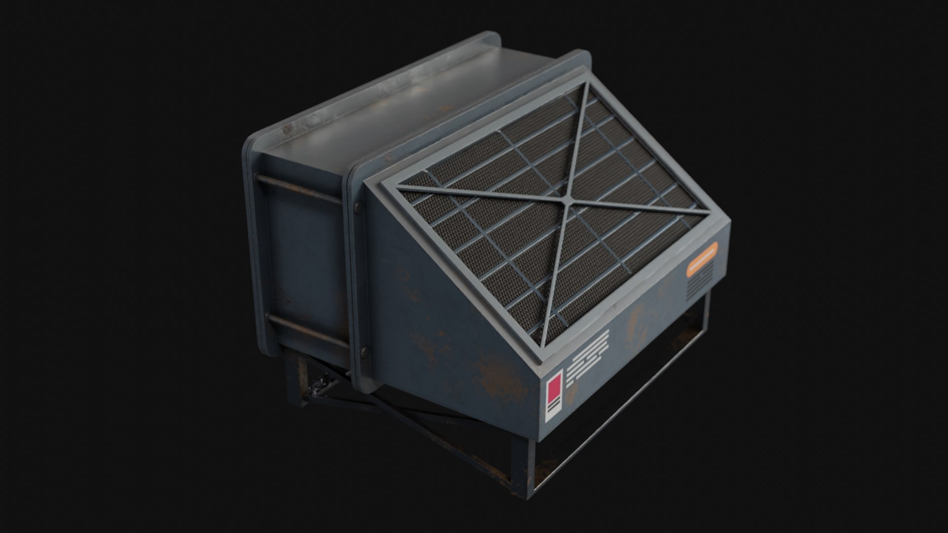 3D model Air Conditioner and Refrigeration Machines Game Ready ...