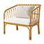 Malu vintage-style rattan children bench