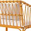 Malu vintage-style rattan children bench
