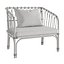 Malu vintage-style rattan children bench