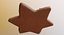 3D gingerbread snowflake