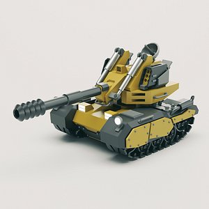 Stylized Tank 07 3D