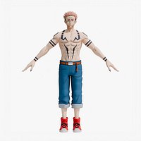 Ryomen Sukuna Shirtless - Jujutsu Kaisen