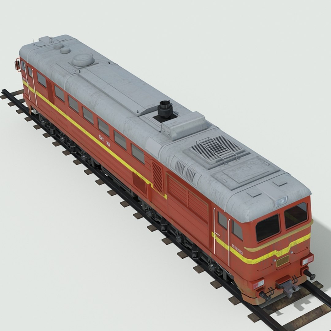 Locomotive Diesel Russe M62 – Échelle HO 1/87, Modèle De Train Neuf