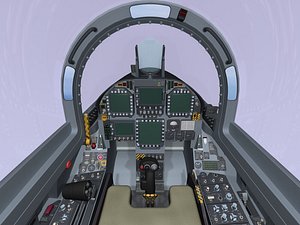 3d super hornet cockpit fuselage