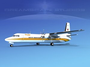 fokker aircraft 3d model
