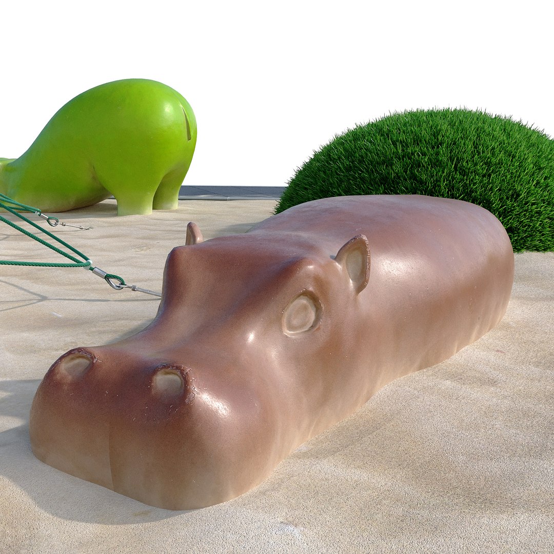 Children Playground With Rope Web 3D Model - TurboSquid 1722222