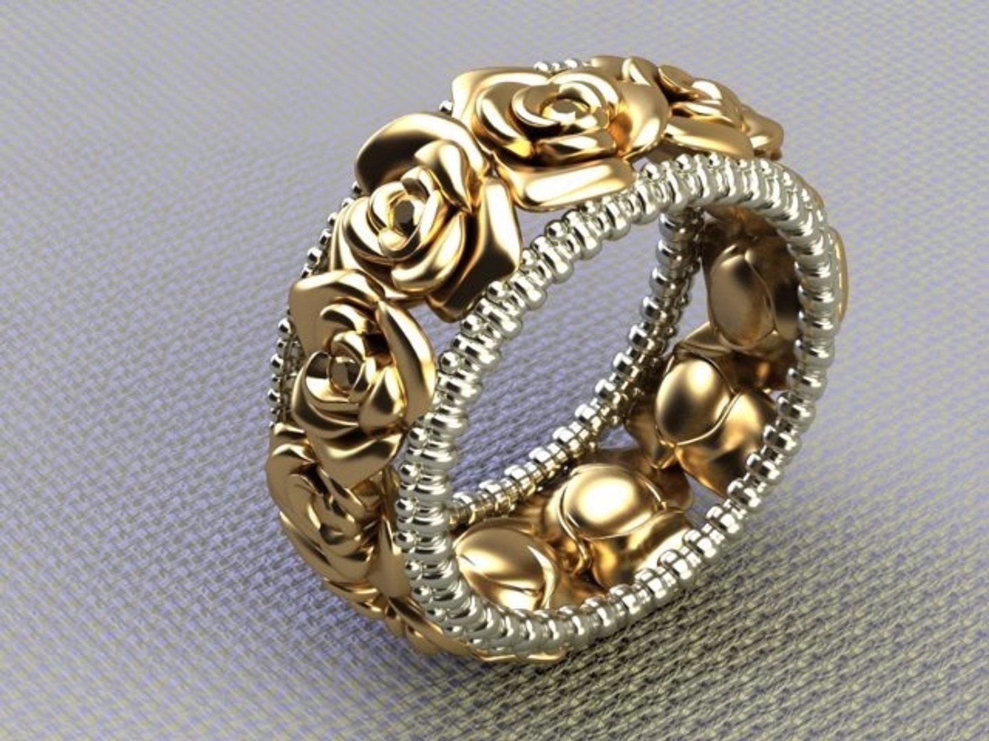 3d ring jewelry gem model