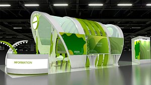 3D 3D Model Exhibition Booth