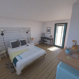 3D model Star Motel Bedroom