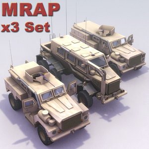 MRAPx3_Set_3DModel