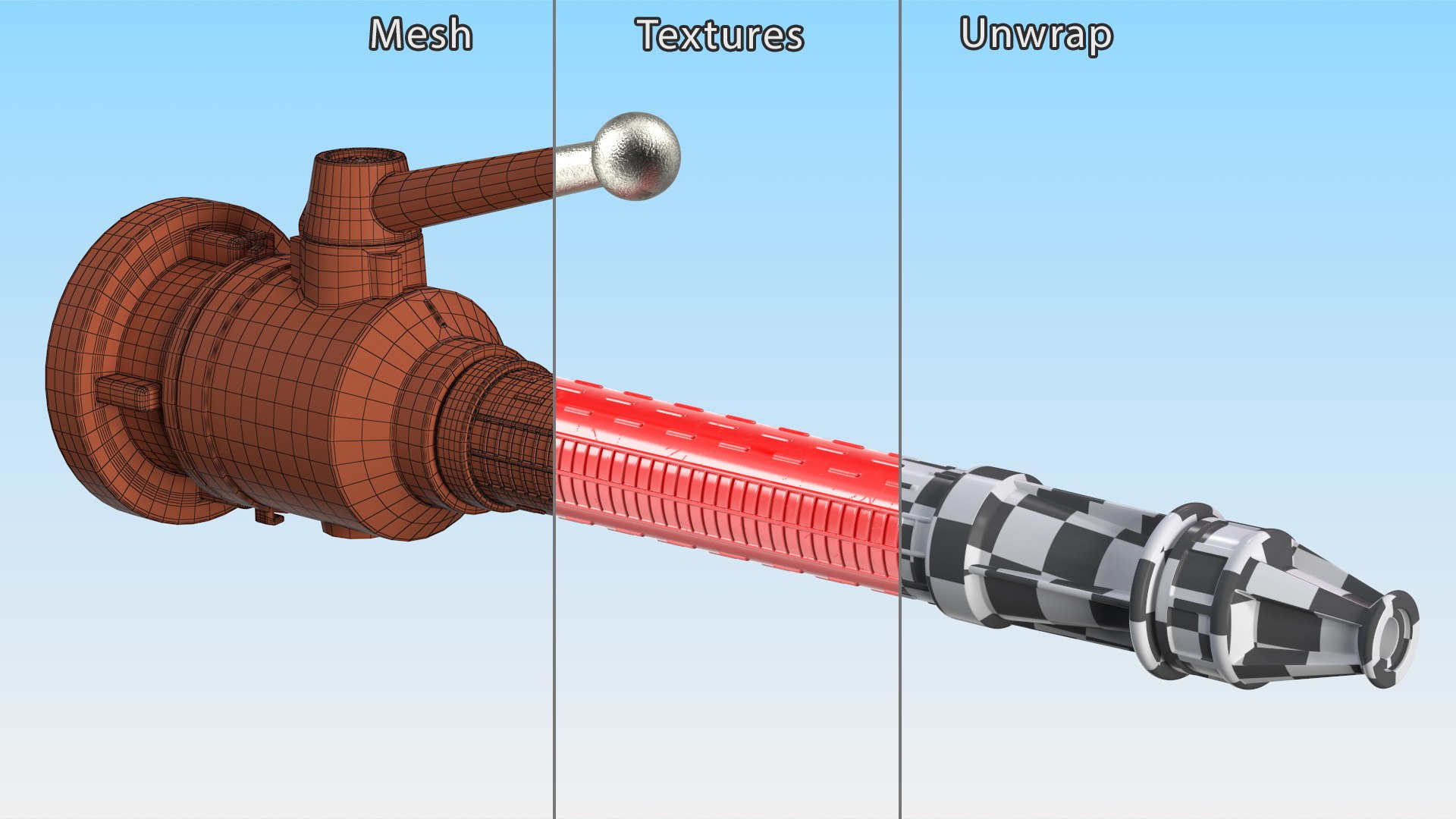 3D Plastic Fire Fighting Hose Nozzle - TurboSquid 2065225