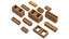 Firebricks Set Yellow
