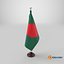 Flaggenständer für Bangladesch