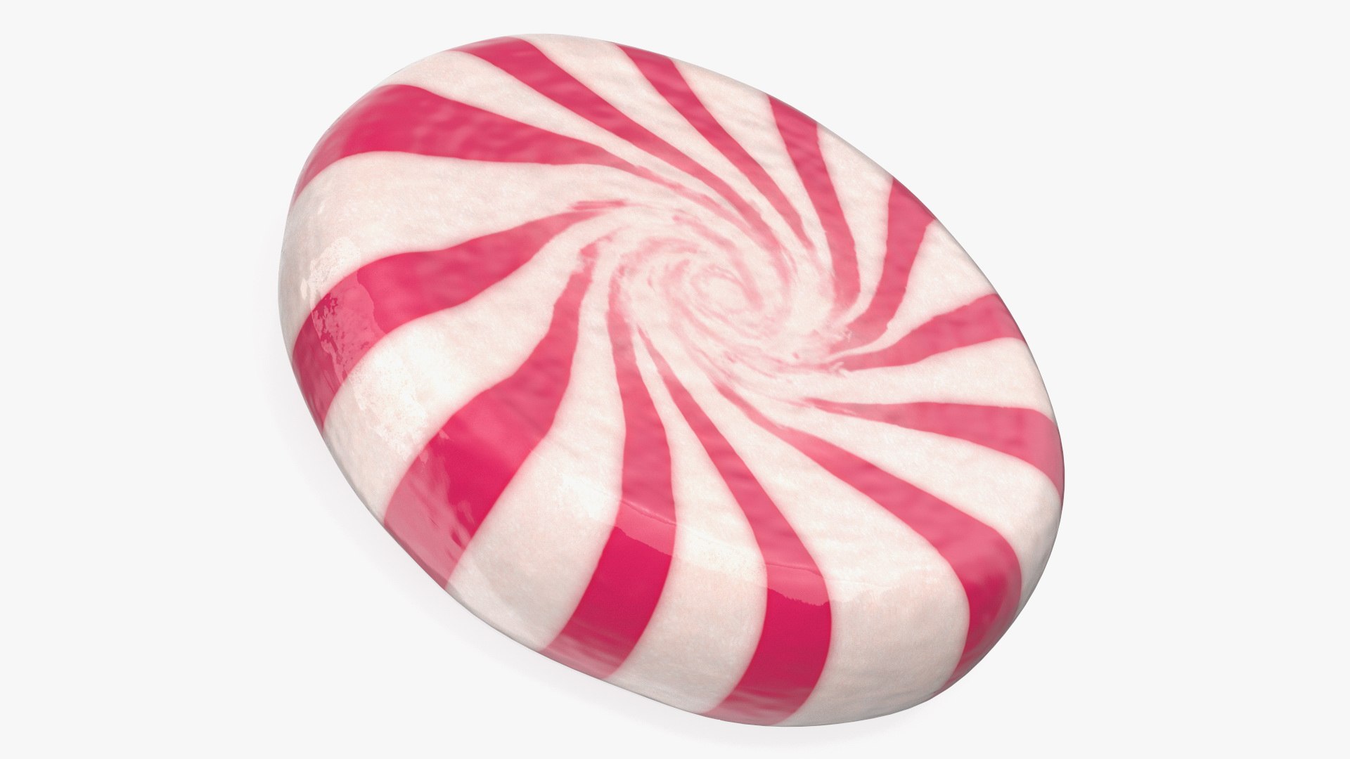 Pink Round Candy 3D model preview