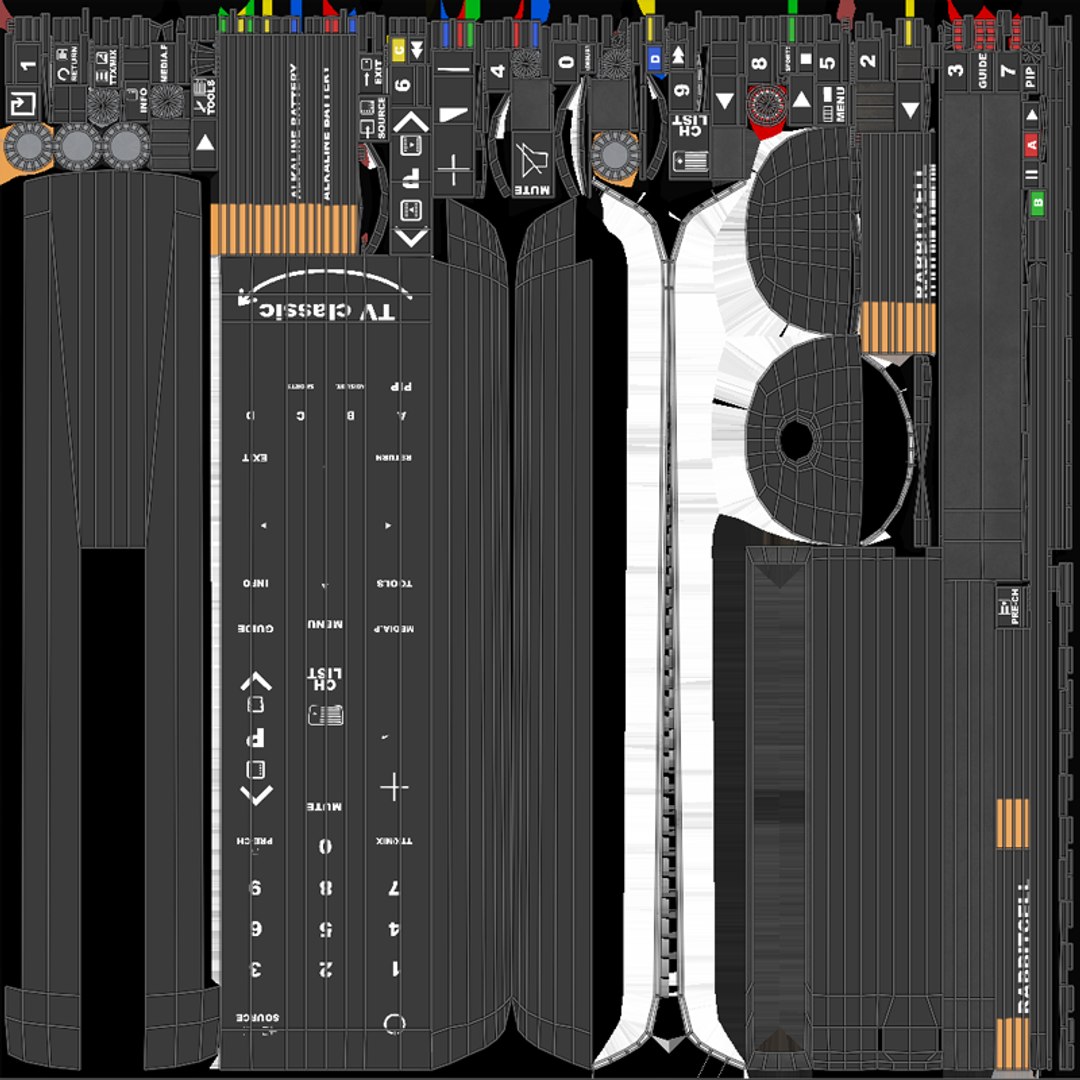 TV Remote Control Pack 3D model https://p.turbosquid.com/ts-thumb/f3/dw0Taj/F5/uv3/png/1761308250/1920x1080/fit_q87/10839868f5d71794866222de9e412264690a9411/uv3.jpg