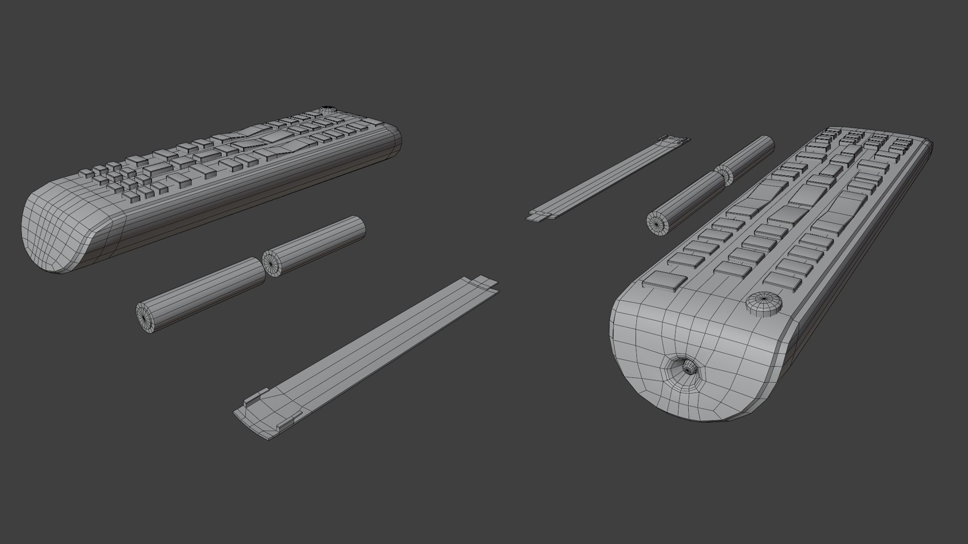 TV Remote Control Pack 3D model https://p.turbosquid.com/ts-thumb/f3/dw0Taj/Ph/wire/png/1761308625/1920x1080/fit_q87/5bd535a0f5860267f49c61bb8a6518b59e9d05a6/wire.jpg