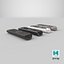 TV Remote Control Pack 3D model
