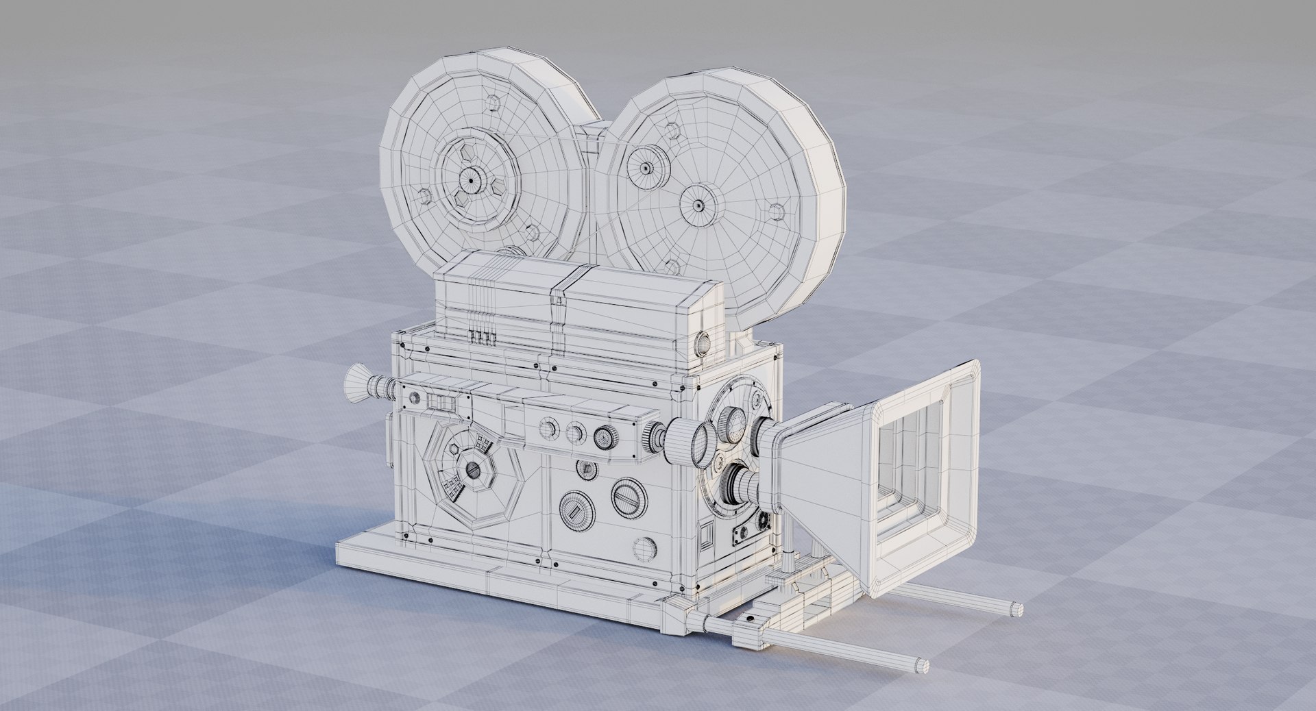 Retro Camera Model - TurboSquid 1271609