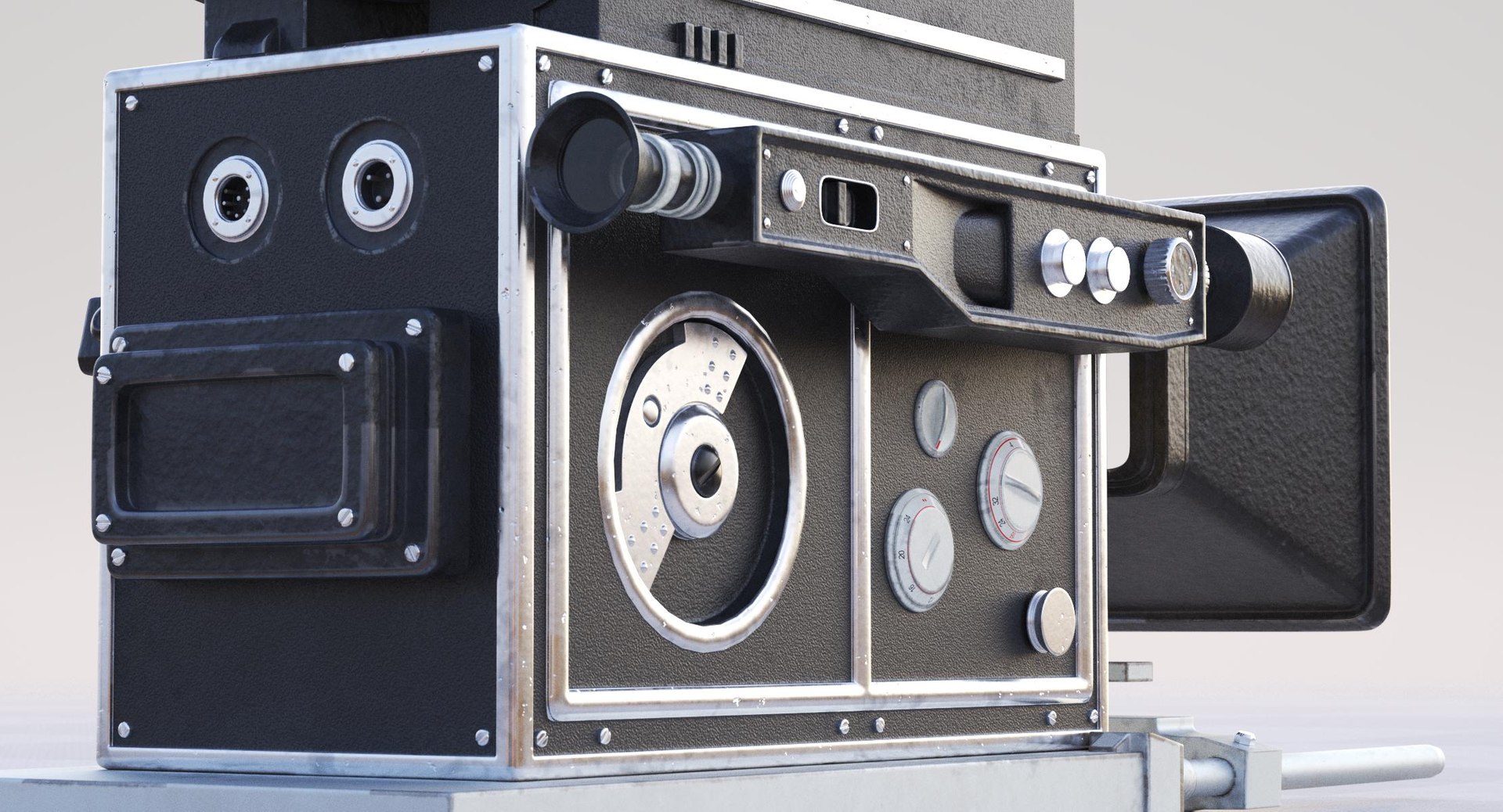 Retro Camera Model TurboSquid 1271609