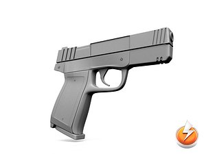 hand gun 3d model