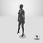 Female Mannequin Pose 02 3D model