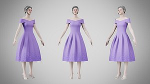 Dress 42 Amethyst model