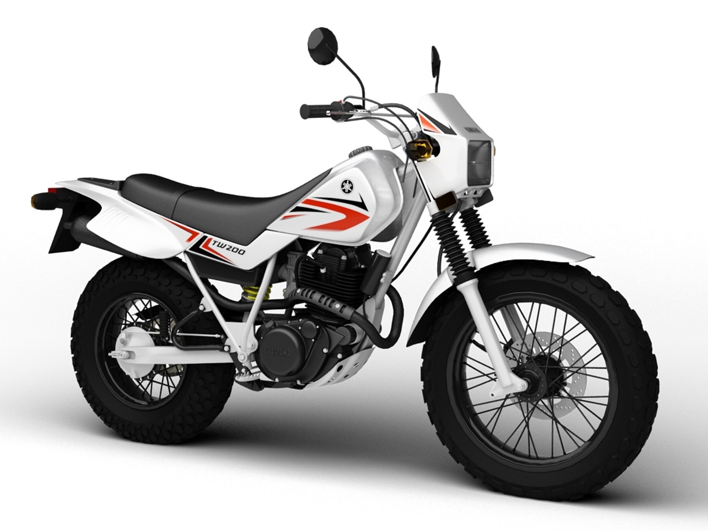 3d Yamaha Tw200 2012