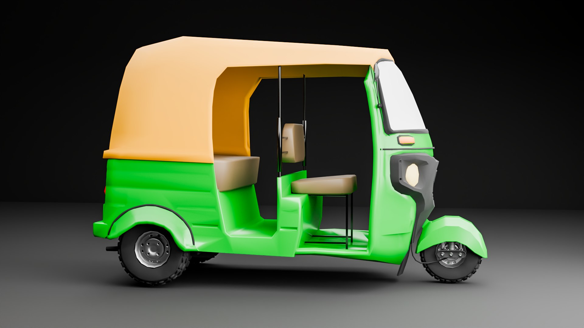 Auto Riksha 3D - TurboSquid 2243681