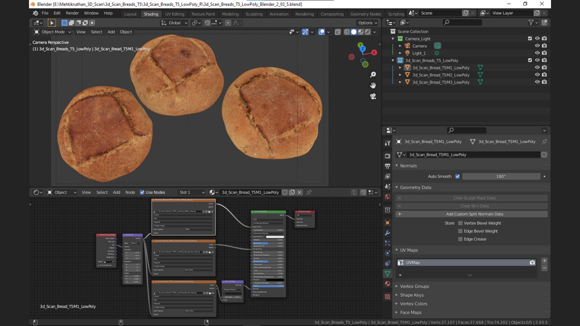 3d Scan Breads T5 3D model - TurboSquid 1816842