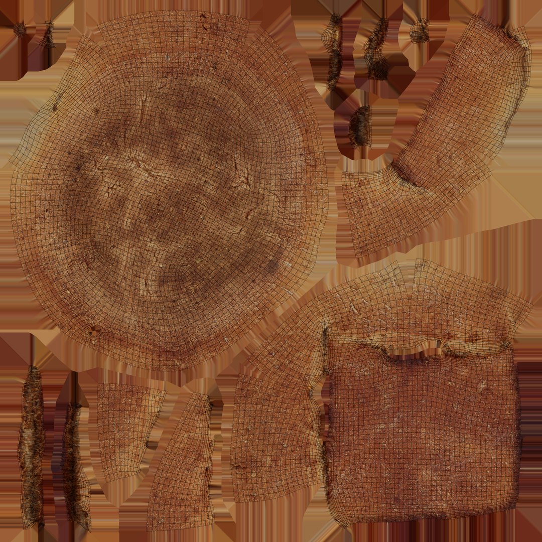 3d Scan Breads T5 3D model - TurboSquid 1816842