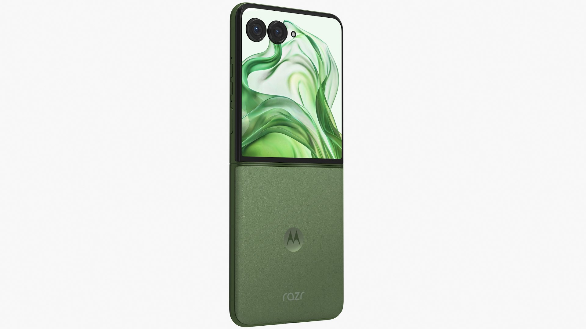 3D Motorola Razr 50 Ultra Green Animated Model - TurboSquid 2259618
