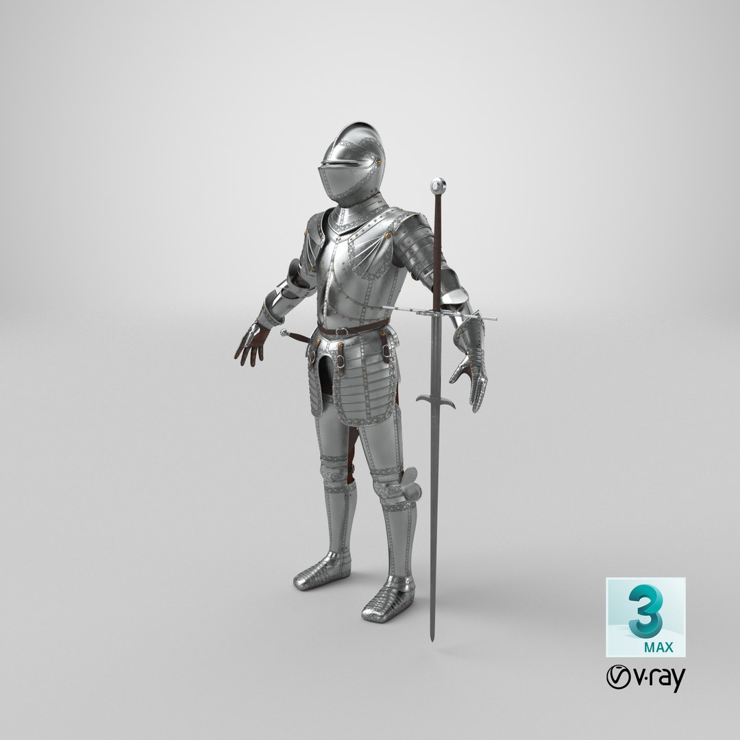 3D polished medieval knight plate armor https://p.turbosquid.com/ts-thumb/f4/1PxCoV/YK/stemcell_max_vray_render/png/1625935082/1920x1080/fit_q87/5e7fd671c94575214ca13e6ed5029bcc808e6461/stemcell_max_vray_render.jpg