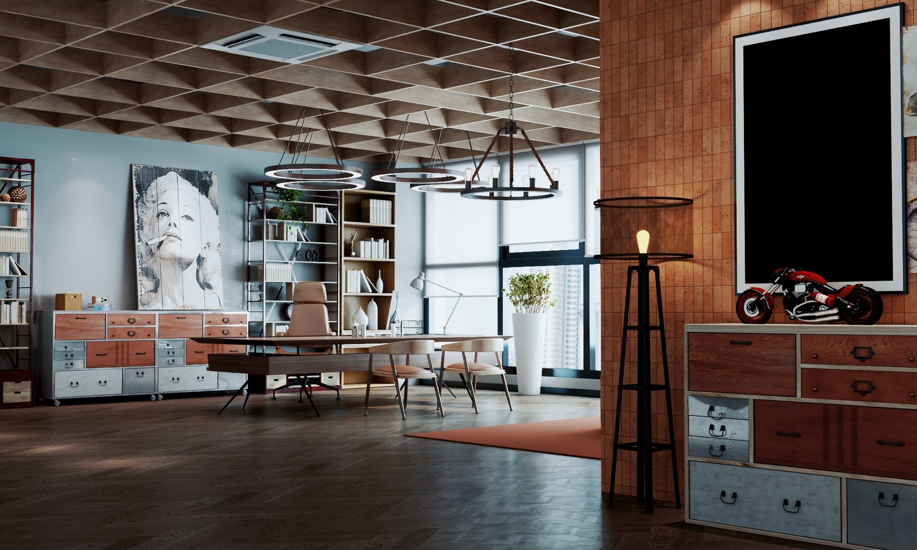 3D Interior of a modern industrial   style office model https://p.turbosquid.com/ts-thumb/f4/3jiwKq/97/11/jpg/1777448192/1920x1080/fit_q87/7fc343b64f19cbf7efa061fe443bfaba10b205e9/11.jpg
