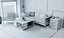 Interno di un ufficio in stile industriale moderno