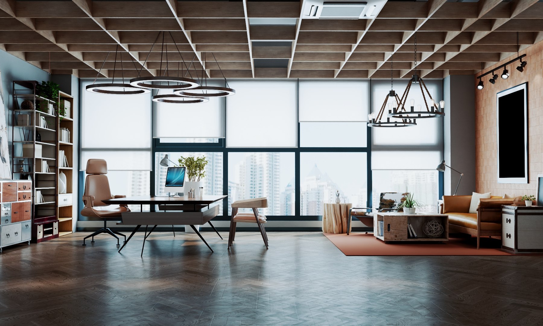 3D Interior of a modern industrial   style office model https://p.turbosquid.com/ts-thumb/f4/3jiwKq/OA/12/jpg/1777448196/1920x1080/fit_q87/7edcab858e7be3c9868c9e815a7ad674f7b020fd/12.jpg