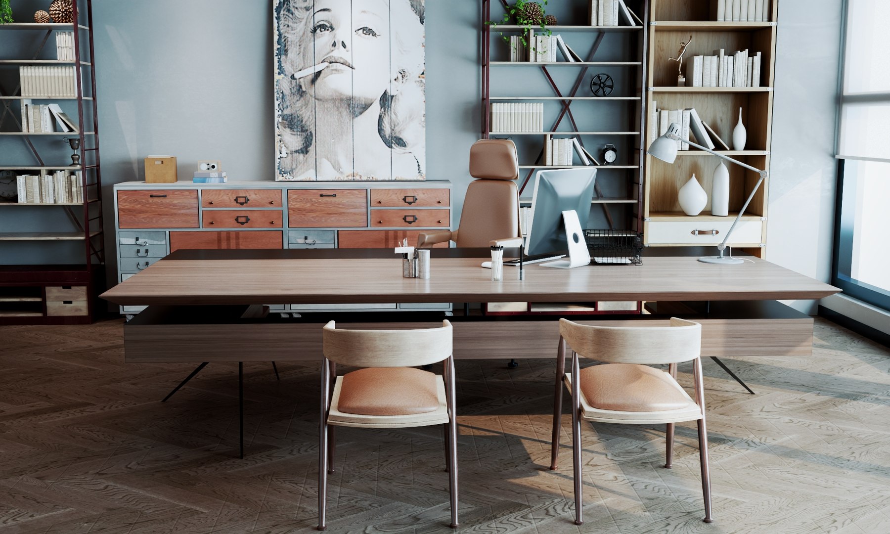 3D Interior of a modern industrial   style office model https://p.turbosquid.com/ts-thumb/f4/3jiwKq/t3/17/jpg/1777448221/1920x1080/fit_q87/82d0d26fd1229be59a0f859f660268de0479766e/17.jpg