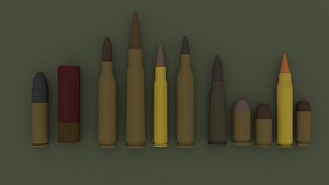 Low-Poly style Ammo