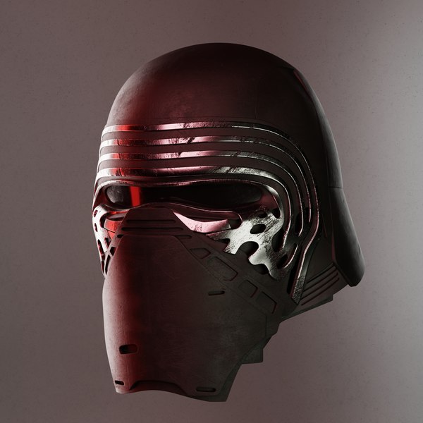 Kylo Ren StarWars Helmet 3D model - TurboSquid 1714667