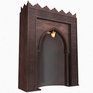 mosque altar 3D model